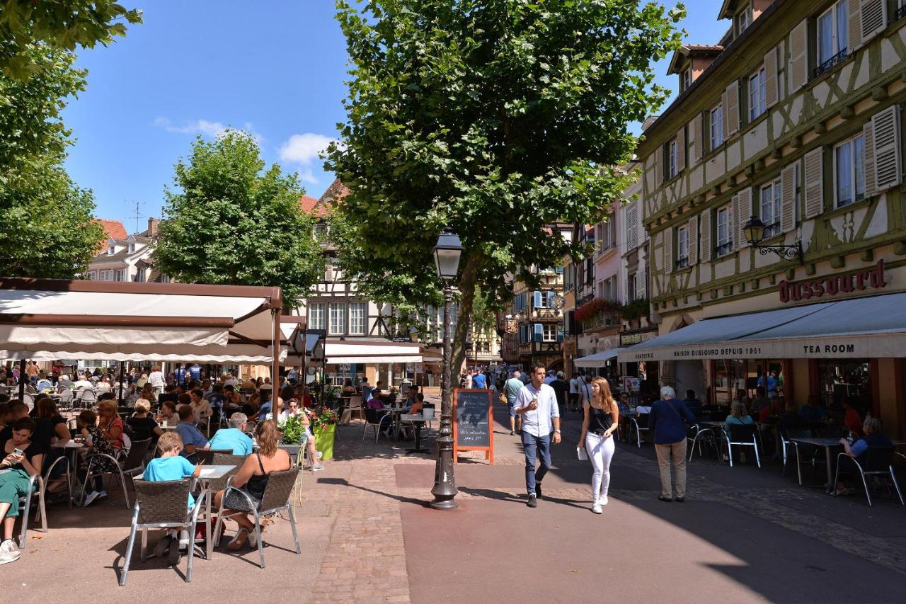Suite Le Splendide Du Centre Historique Avec Climatisation กอลมาร์ ภายนอก รูปภาพ