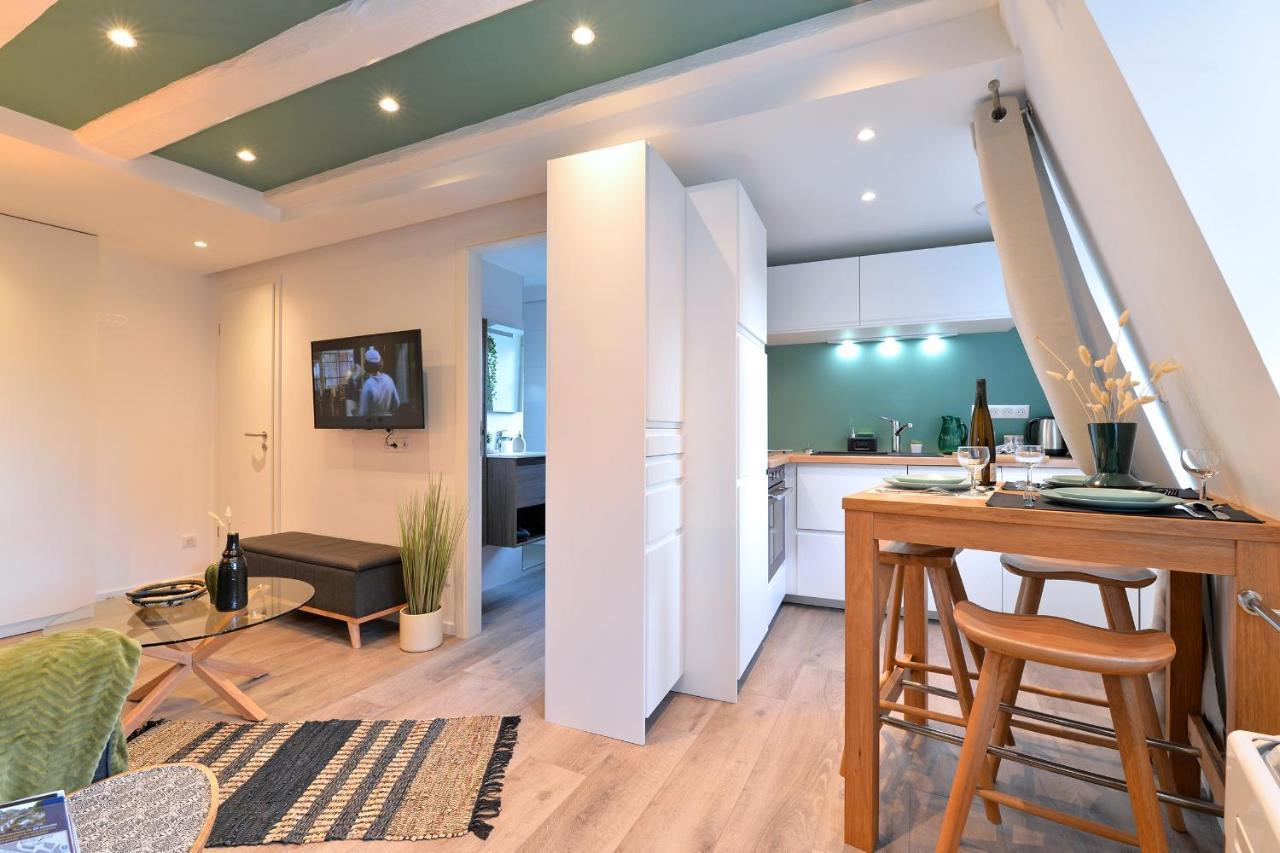 Suite Le Splendide Du Centre Historique Avec Climatisation กอลมาร์ ภายนอก รูปภาพ